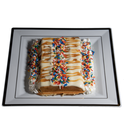 Belgian Waffle - Birthday Cake